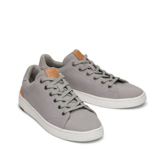 TRVL LITE Grey Canvas Lace-Up Sneaker