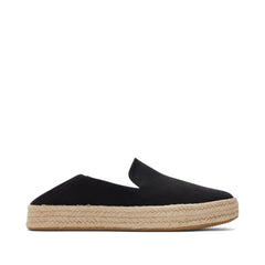 Carolina Black Twill Espadrille