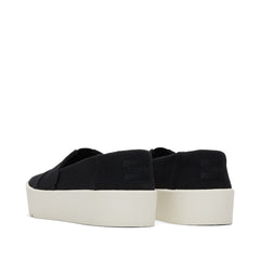 Verona Black Slip On Sneaker