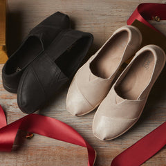 Alpargata Plus Champagne Metallic Suede
