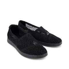 Alpargata Plus Black Moroccan Crochet