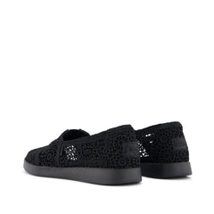 Alpargata Plus Black Moroccan Crochet
