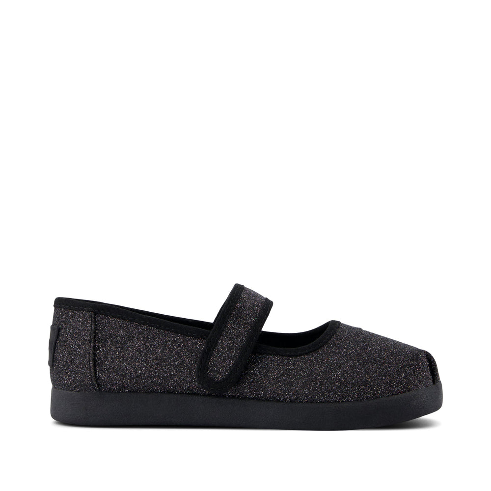 Nora Mary Jane Black Iridescent Glimmer Kids Shoe
