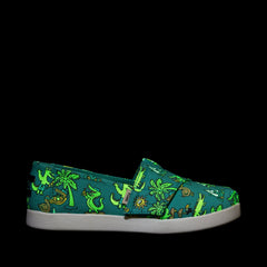 Alpargata Classic Kids Shoe Aqua Glow in the Dark Miami Alligators