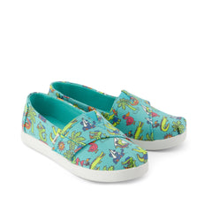 Alpargata Classic Kids Shoe Aqua Glow in the Dark Miami Alligators