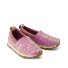 Resident Kids Sneaker Cosmic Pink Iridescent Leopard