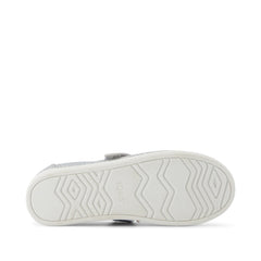 Nora Mary Jane Kids Shoe Silver Iridescent Glimmer Kids Shoe