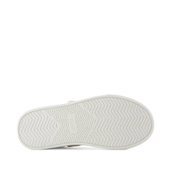 Cruz Lace-Up Natural Iridescent Leopard Kids Sneaker