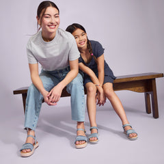 Diana Kids Sandal Dark Sky Textured Denim