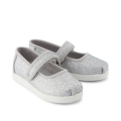 Nora Mary Jane Silver Iridescent Glimmer Toddler Shoe