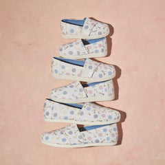 Alpargata Classic Kids Shoe Egret Dragonflies Printed Canvas