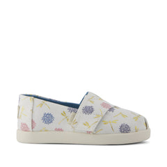 Alpargata Classic Toddler Shoe Egret Dragonflies Printed Canvas