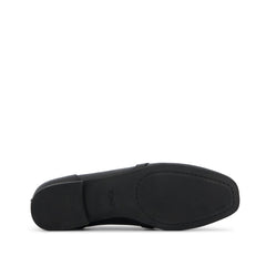 Lynette Loafer All Black Leather with Chain