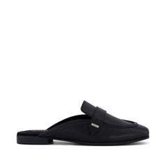 Lynette Mule Black Leather