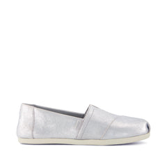 Alpargata Classic Light Grey Metallic Suede