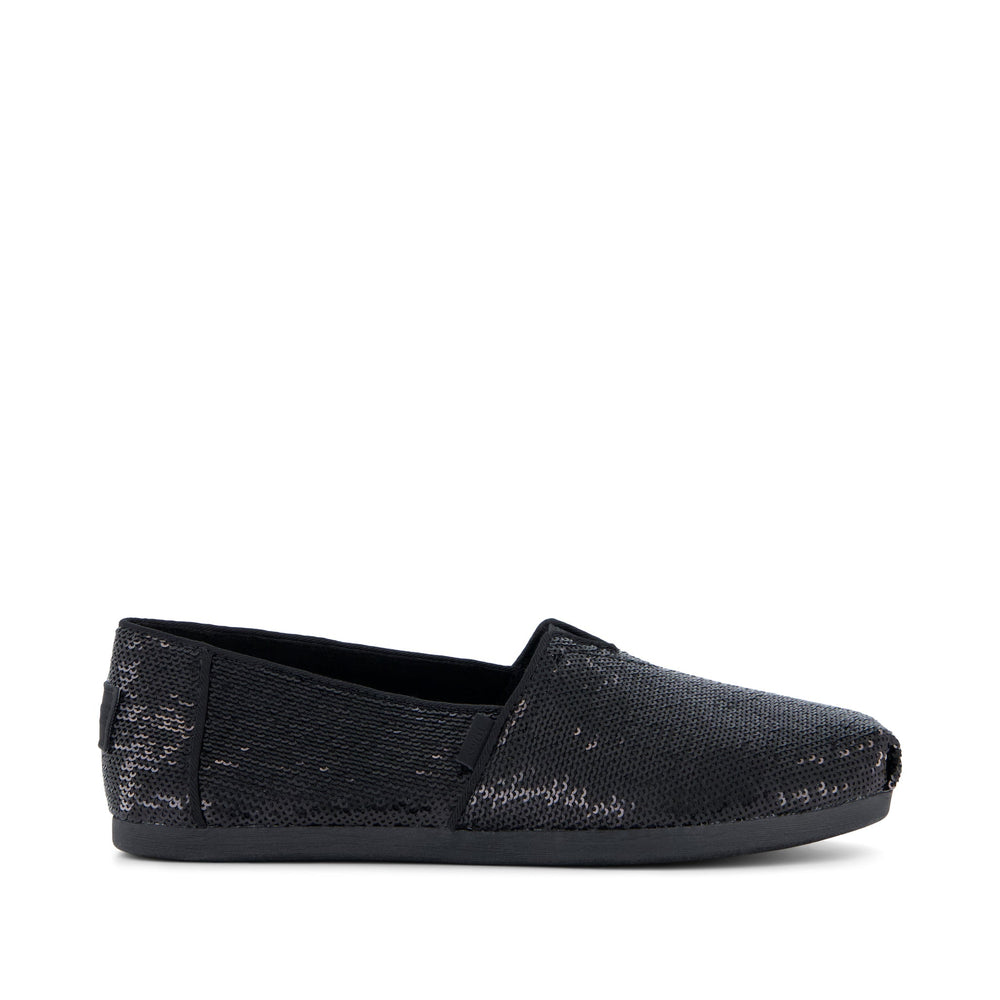 Alpargata Classic Black Metallic Sequins