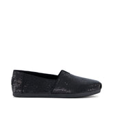 Alpargata Classic Black Metallic Sequins