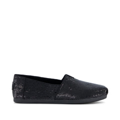 Alpargata Classic Black Metallic Sequins