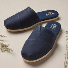 Alpargata Mule Navy Heritage Canvas