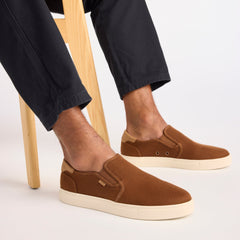 Baja 2.0 Slip On Sneaker Walnut Twill Canvas
