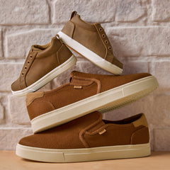 Baja 2.0 Slip On Sneaker Walnut Twill Canvas