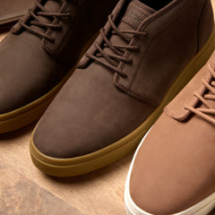 Carlo Mid Terrain 2.0 Sneaker Water Resistant Oak Brown Leather