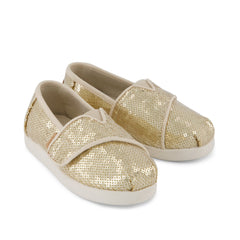 Toddler Shoe Alpargata Classic Toddler Shoe Champagne Mini Sequins