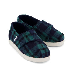 Alpargata Classic Toddler Shoe Navy Plaid