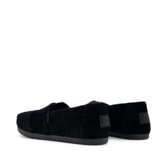 Alpargata Classic Black Velvet Faux Fur