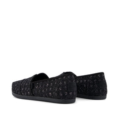 Alpargata Classic Black Geometric Sequins