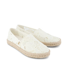 Alpargata Rope 2.0 Espadrille Egret Floral Crochet