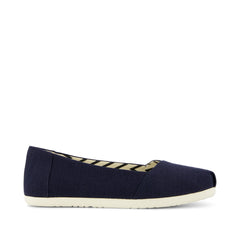 Alpargata Ballet Flat Navy Heritage Canvas