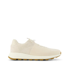 TRVL LITE Cabrillo Sneaker Water Repellent Beige Canvas Mesh