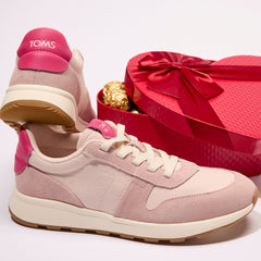 TRVL LITE Retro Runner Sneaker Water Repellent Pale Rose
