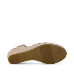 Julia Wedge Sandal Champagne Sparkle