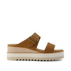 Diana Mule Wedge Sandal Brown Sugar