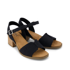 Eloise Sandal Black Woven