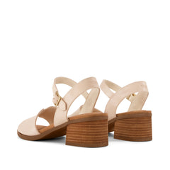 Eloise Sandal Champagne Shimmer Suede