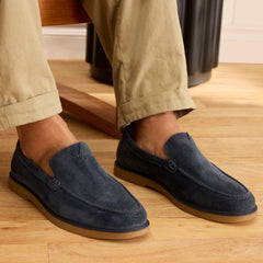 Marcos Loafer Navy Suede