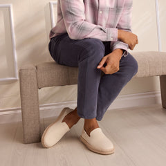 Santiago Loafer Natural Recycled Cotton Canvas