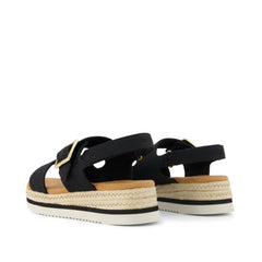 Giana Kids Sandal Black Canvas