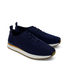 Resident Plus Lace-Up Navy Knit