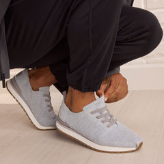 Resident Plus Lace-Up Grey Knit