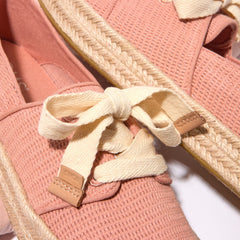 Carolina Lace-Up Espadrille Bloom Mesh