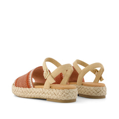 Abby Flatform Espadrille Sandal Bloom Crochet