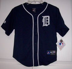 CABRERA Detroit Tigers BOYS Majestic MLB Baseball jersey 3rd Navy