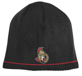 Ottawa Senators Black/Red Reebok NHL Reversible 760 Knit Hat