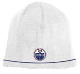 Edmonton Oilers White/Navy Reebok NHL Reversible 760 Knit Hat