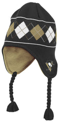 Pittsburgh Penguins Black Reebok NHL Argyle Knit Hat