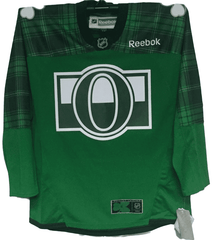 GREEN Ottawa Senators Reebok Premier St. Patricks Day Jersey